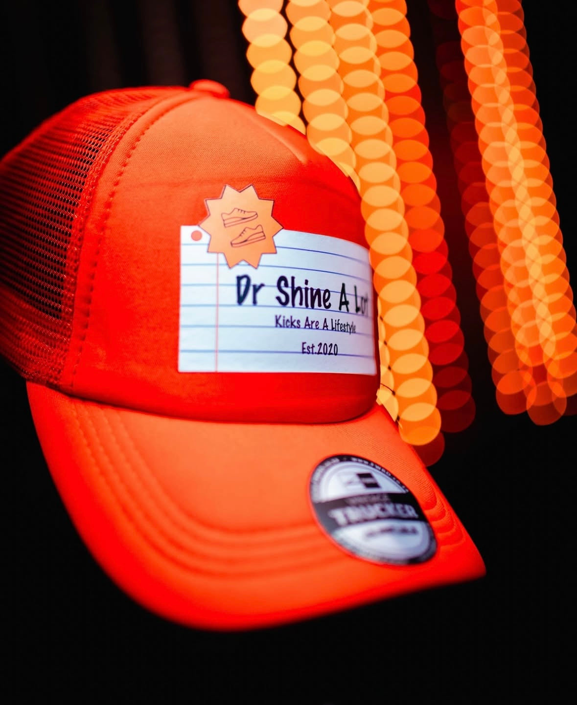 DR SHINE A LOT RED CAP