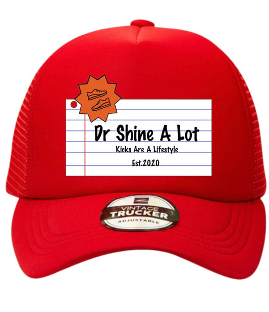 DR SHINE A LOT RED CAP